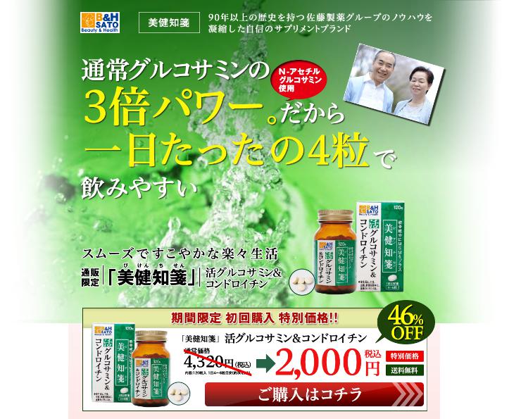 美健知箋グルコサミン